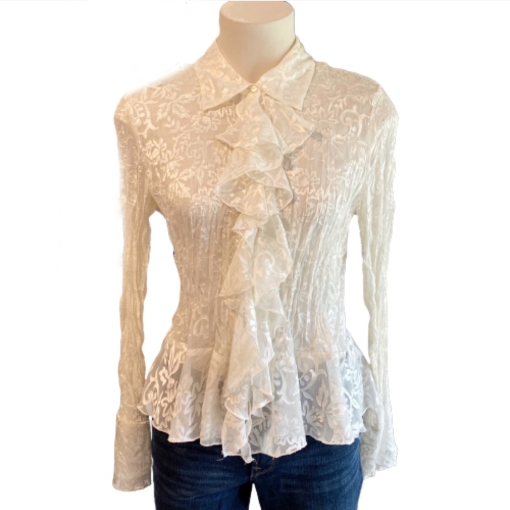 ✨3/30 Ivory Lace Blouse
